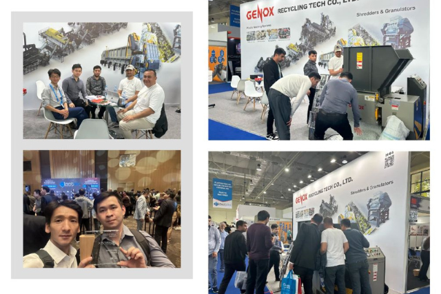 Genox glänzte auf vier internationalen Recycling-Ausstellungen mit der Demonstration seiner herausragenden Recyclingtechnologie für feste Abfälle
