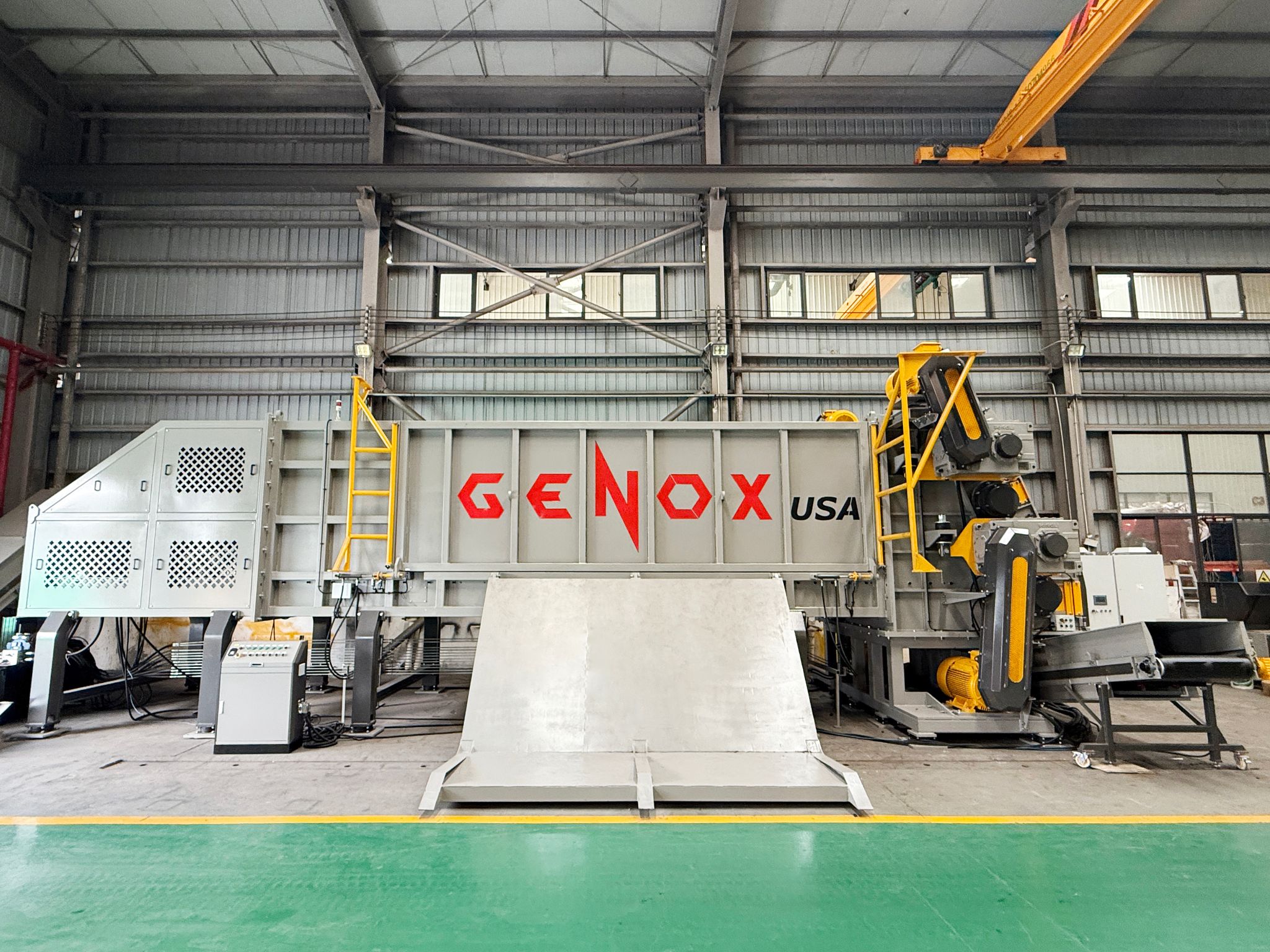 GENOX J2000: Der weltweit größte Rohrschredder steht im Mittelpunkt der globalen Recyclingindustrie